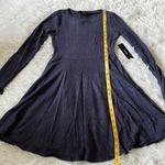 Lulus Women’s Fit and Fair Ribbed Knit Long Sleeve Denim blue size Small NWT Photo 8