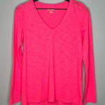 Lilly Pulitzer Etta Long Sleeve Top in Karmic Coral Size XS NWT Photo 0