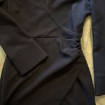 Likely  Garnett Long Sleeve Black Faux Wrap Midi Dress 6 Photo 2