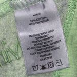 Calvin Klein Performance Front Drape Sweatshirt Cardigan in Neon Green Photo 5