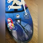 The Bradford Exchange  Nightmare Before Christmas Sneakers 6.5 Jack skellington blue Photo 5