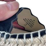 Marc Fisher Calita Black Suede Scalloped Crisscross Platform Espadrille Wedge 7M Photo 10