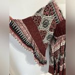 Free People  Heart Of Gold Butterfly Sleeve Bohemian Dress Size Small Photo 2