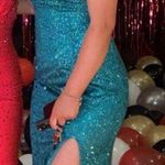 Emerald Green Mermaid Prom Dress Photo 3