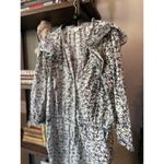 Veronica Beard Tanay Floral Cropped Jumpsuit Off White Navy Womens 8 Photo 7