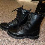 Platform Combat Boots Black Size 7.5 Photo 0