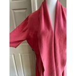 L.L. Bean XL Pink Cardigan Sweater Cotton Feminine Casual Business Casual Photo 2