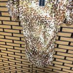 Cable & Gauge Cable‎ & Gauge Animal Print Mesh Top Size Medium Photo 5