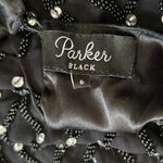 Parker Black  Label Silk Beaded Sleeveless Knee Length Dress Size 6 Photo 5