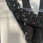 Mac Duggal  black open back gown with sequins size 8 Photo 7