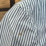 Banana Republic White And Blue Stripe Blazer Size 2 Photo 3