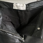 Aritzia  Wilfred Melina Vegan Leather Pants High Rise Straight - Admiral Black XS Photo 3