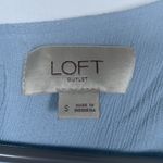 Loft  Outlet Light Blue Short Sleeve Blouse Size Small EUC #DS-1622 Photo 5