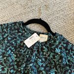 MISA Los Angeles Blue and White Ruffled Mini Dress Photo 7