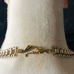 Vintage Diorios Egyptian revival enamel book chain necklace Gold Photo 6