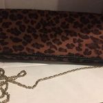 Apt. 9 Party Clutch, Leopard Print, Brown & Black gold chain, clutch  Photo 0