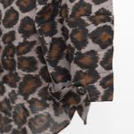 Nanushka. Johanna Leopard Print Twist Mini Dress Brown Size XS Photo 10
