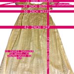 VINTAGE LATE 1960'S/EARLY 70'S YELLOW COTTON EMPIRE WAIST MAXI DRESS (M) Size M Photo 11