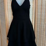 B Darlin B. Darlin little black lace cutout back layered skirt mini dress Photo 2