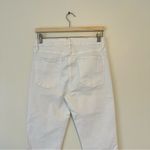 frame denim FRAME Le Mini Boot Jeans in White Size 28 Full Length Photo 5