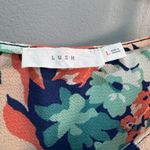 Lush Clothing Navy Lush Floral Knotted Front Tank Size L EUC Photo 4