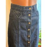 Juicy Couture Vintage Y2K Button Down A-Line Denim Skirt Size 24 Photo 1