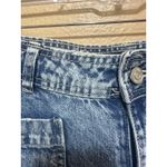 Indigo Rein Womens Distressed Wide Leg Jeans Acid Wash Denim‎ Ripped High Waist Y2K Photo 11