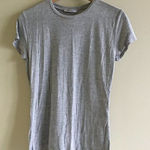 ZARA  TRAFALUC GREY SHORT‎ SLEEVE TEE SHIRT TOP CREWNECK SIZE L Photo 0