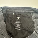 Madewell Stovepipe Jeans Women 29 Black Wash High Rise Raw Hem Denim StraighEg Photo 12