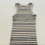 Cotton On  | White, Gray & Black Striped Ribbed Midi Dress Small Photo 5