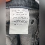 Rag and Bone 10 Inch Crop Flare Raw Hemp Jeans In Blackthorne Photo 8