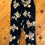 One by chapter one black floral paper bag dress pants Photo 0