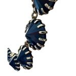 J.Crew  Gold Tone Rivoli Necklace Black Lucite Adjustable 20" Photo 2