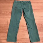 Tory Burch  Alexa Cropped Skinny Jean Teal Green Size 27 Photo 8