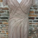 XScape  Beaded Formal Evening Gown Women's 4 Mother Of Bride Wedding Party Dress Photo 7