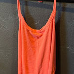 Aerie  Coral Halter Neck Ribbed Women's Top Photo 0