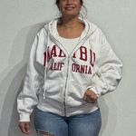 John Galt  White Malibu Full Zip Hoodie Sz L Photo 0