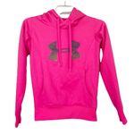 Under Armour  Hot Pink Storm Fleece Hoodie Sz XS Photo 8