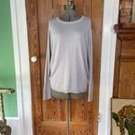 Lululemon  Back to Balance Sweater Open Back Twist Detail Iced Iris  - Size 8 Photo 3