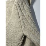 Women's Cream Chunky Knit 100% Hand Made,  Sz: L? Check Measurements (b15B) Photo 4