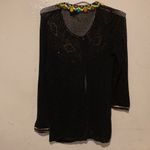 Berer retro vintage see through cardigan 900 Black Size XL Photo 3