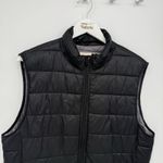 Sonoma  Black Quilted Puffer Vest Lightweight Womens Size Medium Outdoor Photo 1