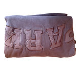 PARKE  Ribbed Varsity Mockneck Pullover in Mocha Photo 11