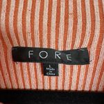 Fore Pink Ribbed Bodycon Midi Sweater Dress Stretch Sexy Mockneck Large Photo 6