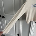 Z Supply Z. Supply Sienna Bonjour Sweater Knit Sweater Small Ivory/Sandstone Photo 3