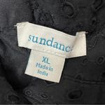 Sundance  Black Eyelet Roslin Cotton Button Front Midi Skirt, XL Photo 8