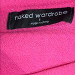 Naked Wardrobe  Elegant Pink Ruched Dress Photo 4