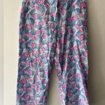 Vineyard Vines Women’s Pineapple Bowfront Catamaran Pants Linen Cotton Spandex Photo 0