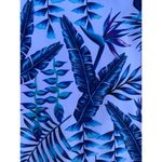Kapalili Honolulu Clothing Hawaiian Blue Botanical Leggings Small/Medium NWT Photo 6