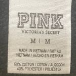 PINK - Victoria's Secret PINK Victoria’s Secret black zipup hoodie w/ dog logo / M / Excellent condition Photo 8